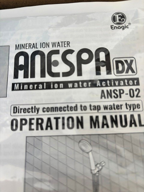 Enagic Anespa DX Mineral Ion Water ANSP-02 Shower