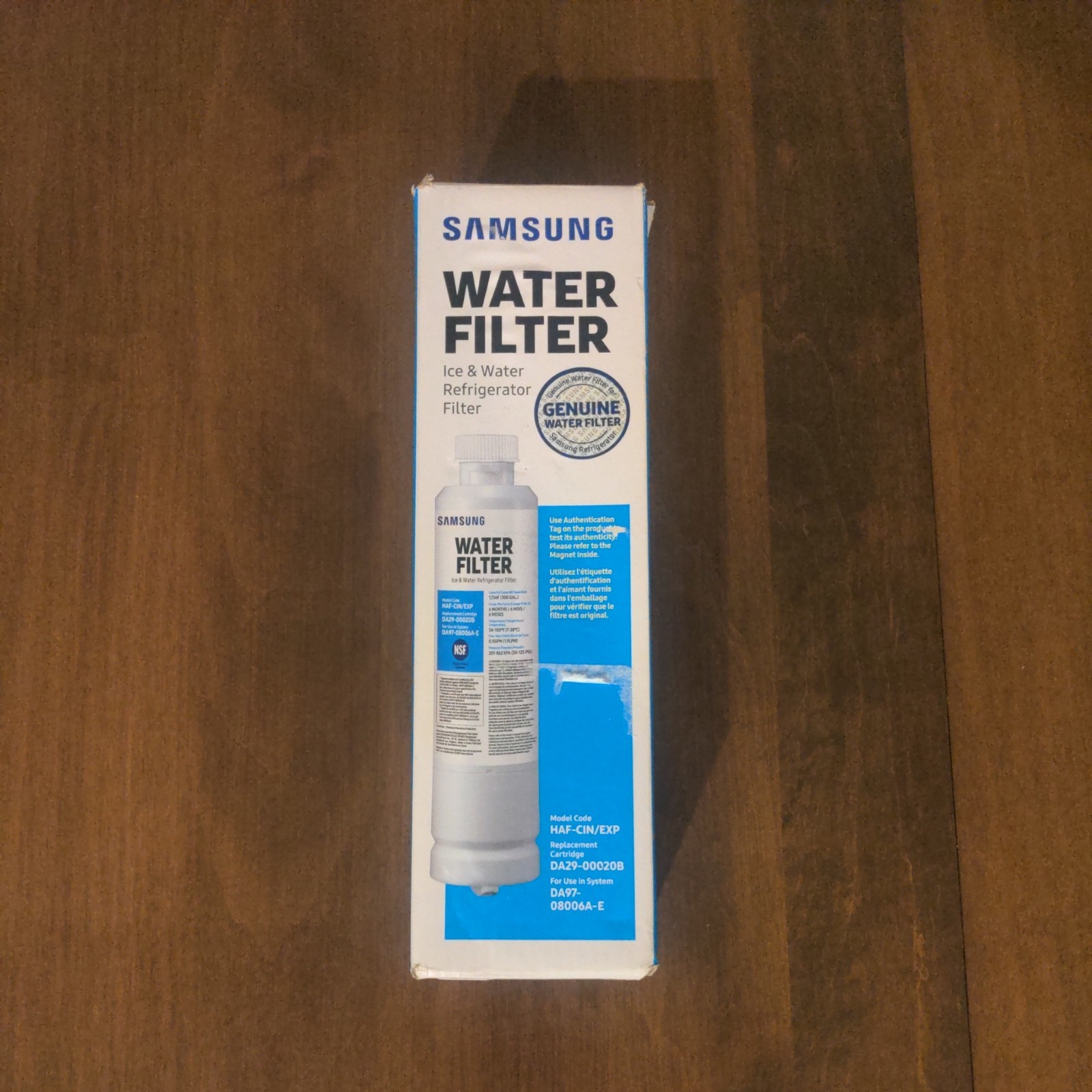 NEW Samsung DA29-00020B HAF-CIN/EXP Refrigerator Ice & Water Filter Genuine OEM