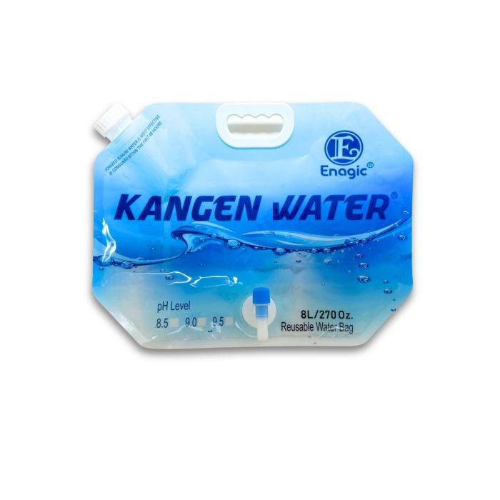 Enagic Kangen Leveluk 8L Water Bag Reusable Spigot Pour Durable pH Level NEW