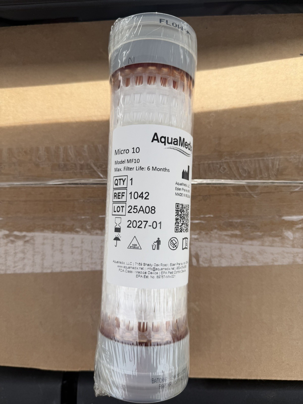 AquaMedix 10 in, MF10 Micro10 Filters PN 1042