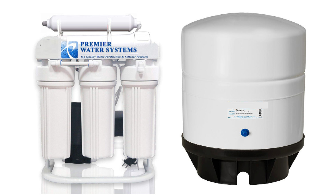 300 GPD Light Commercial RO Reverse Osmosis Water Filter System 11 gal Tank+Pump