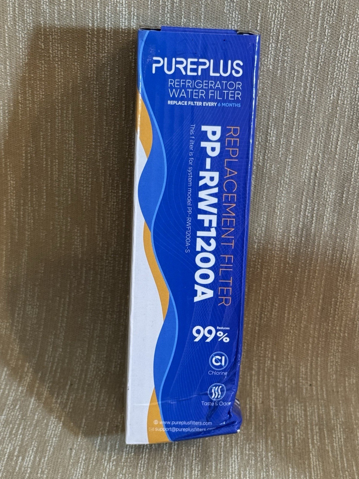 PUREPLUS RWF4700A Refrigerator Water Filter, New Sealed, RWF4700AC W/Reset Tool