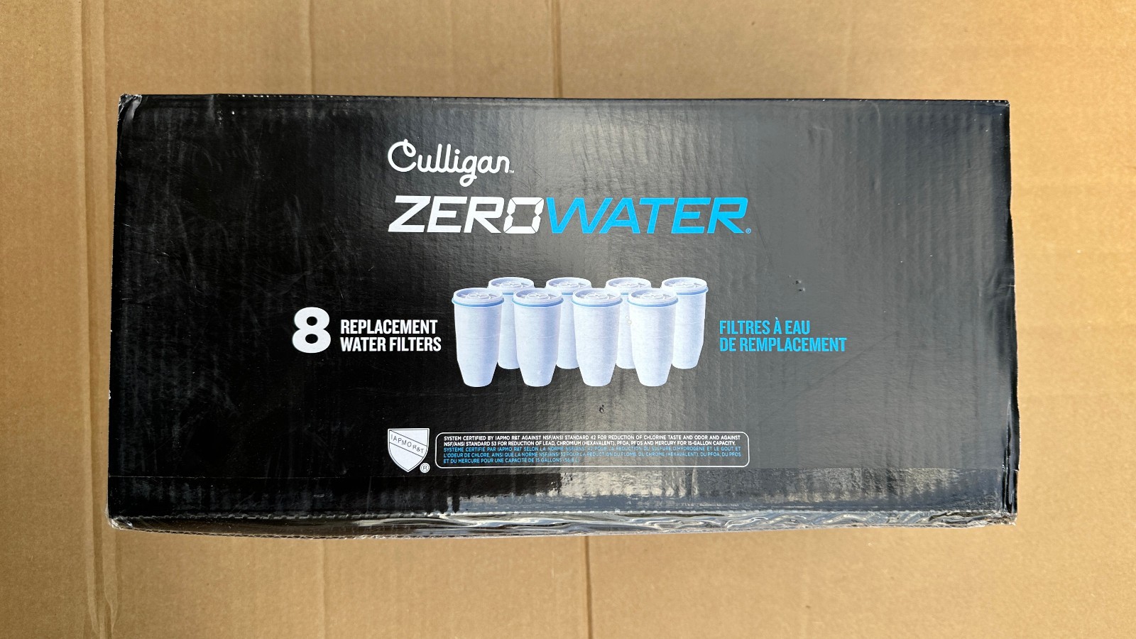 8 Pack Culligan Zero Water 5-Stage Replacement Filters ZR-008 – Sealed Box