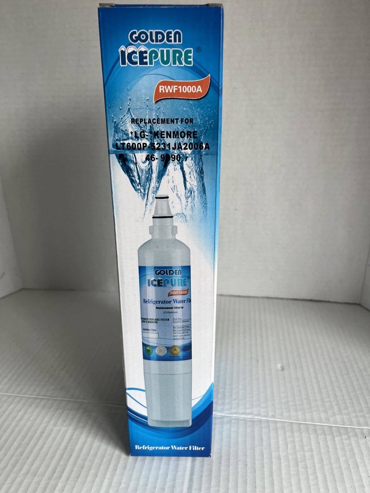 Fit For LG LT600P 5231JA2006A 5231JA2006F 5231JA2006B 469990 Water Filter 2 Pack