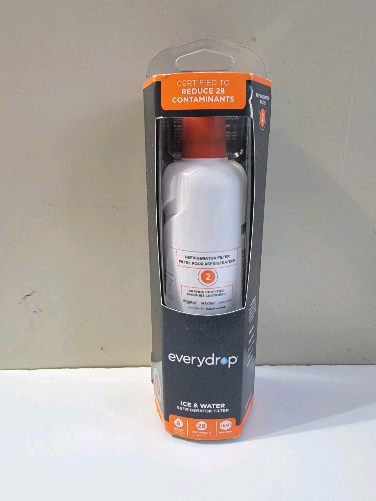 Ice and Water Refrigerator Filter 2 EDR2RXD1 Single NEW