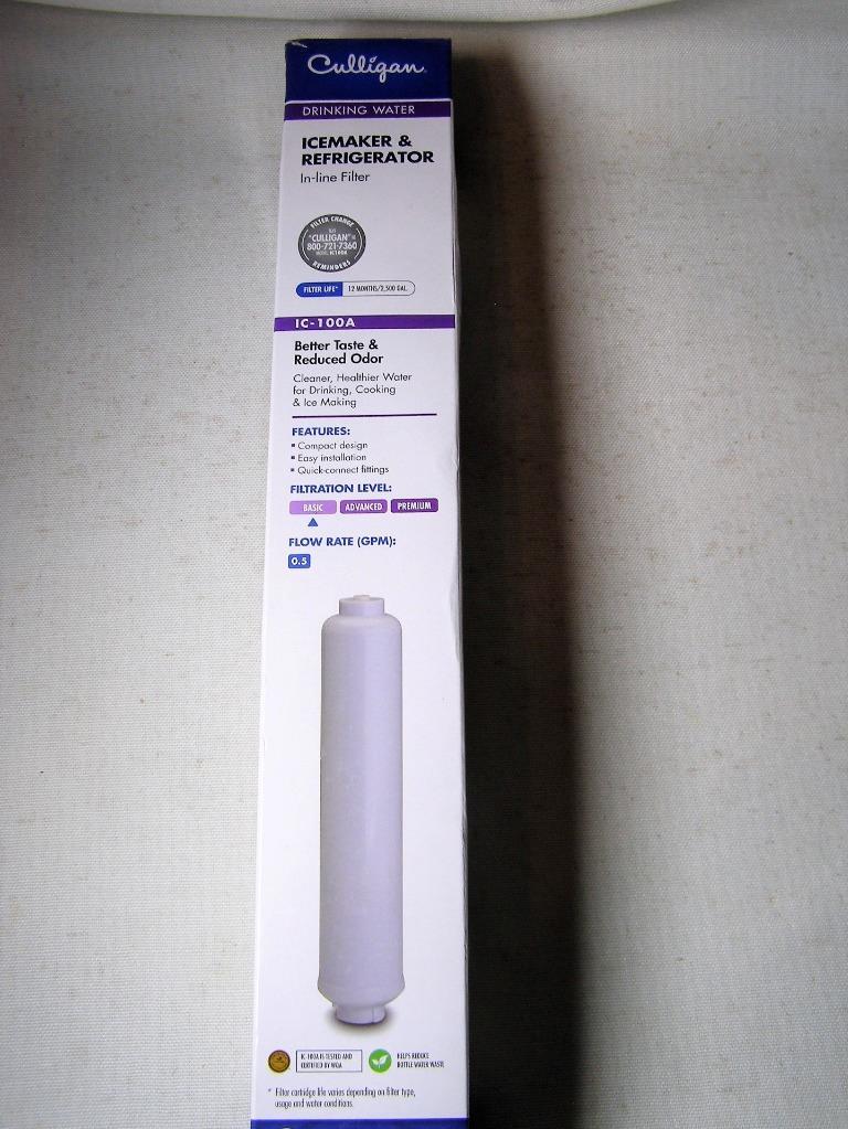 Culligan IC-100A 2500 gal Capacity Replacement Refrigerator Water Filter *NEW*