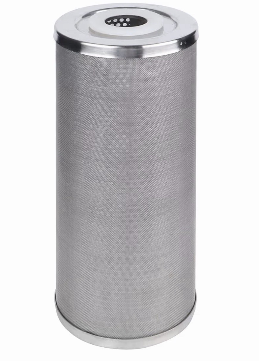 Amwater Stainless Steel WireMesh Filter Cartridge 10” L & 4.5” OD 25 Micron