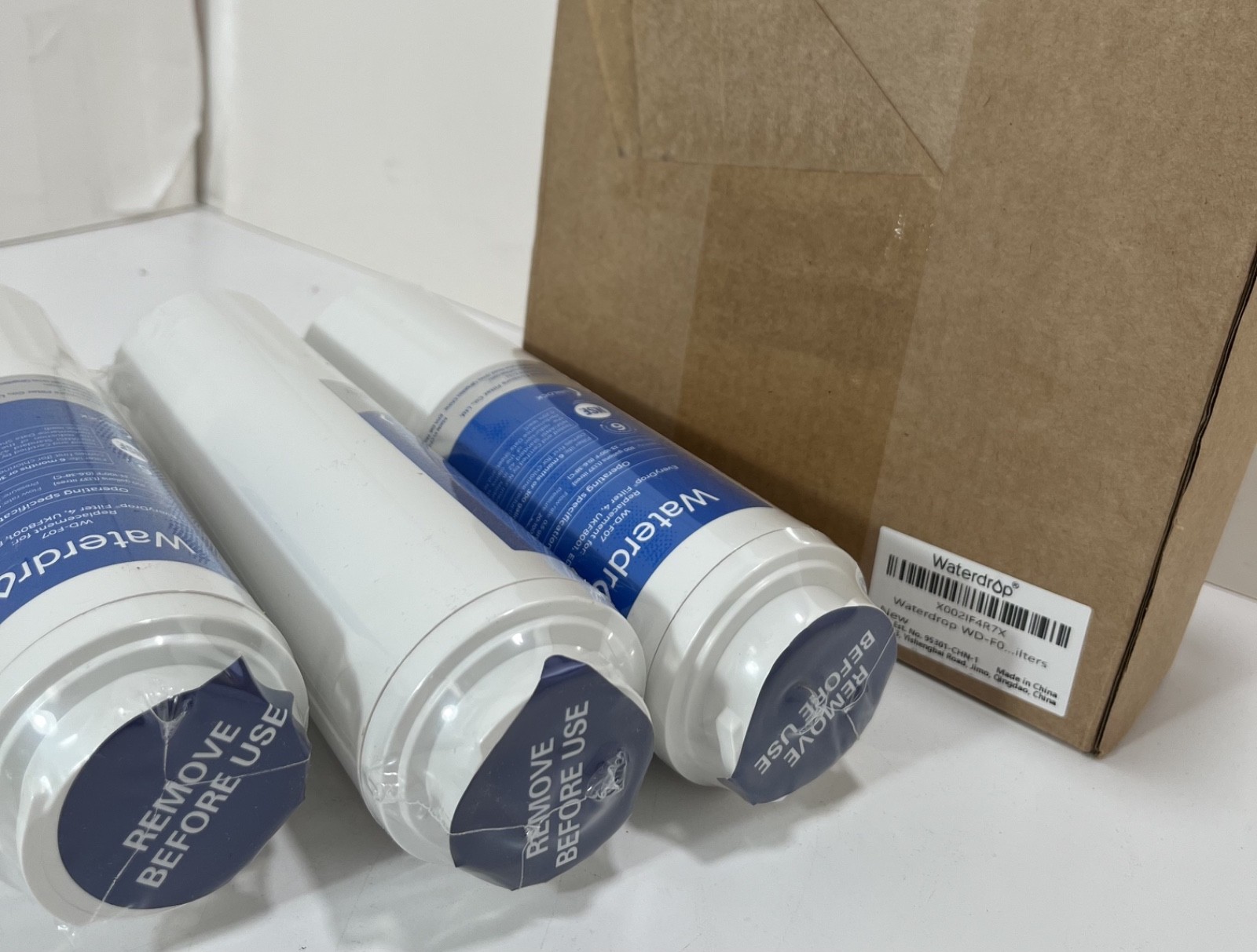 3x WATERDROP WD-F07 Replacement Water Filter 300 gallons/unit – NEW & Sealed