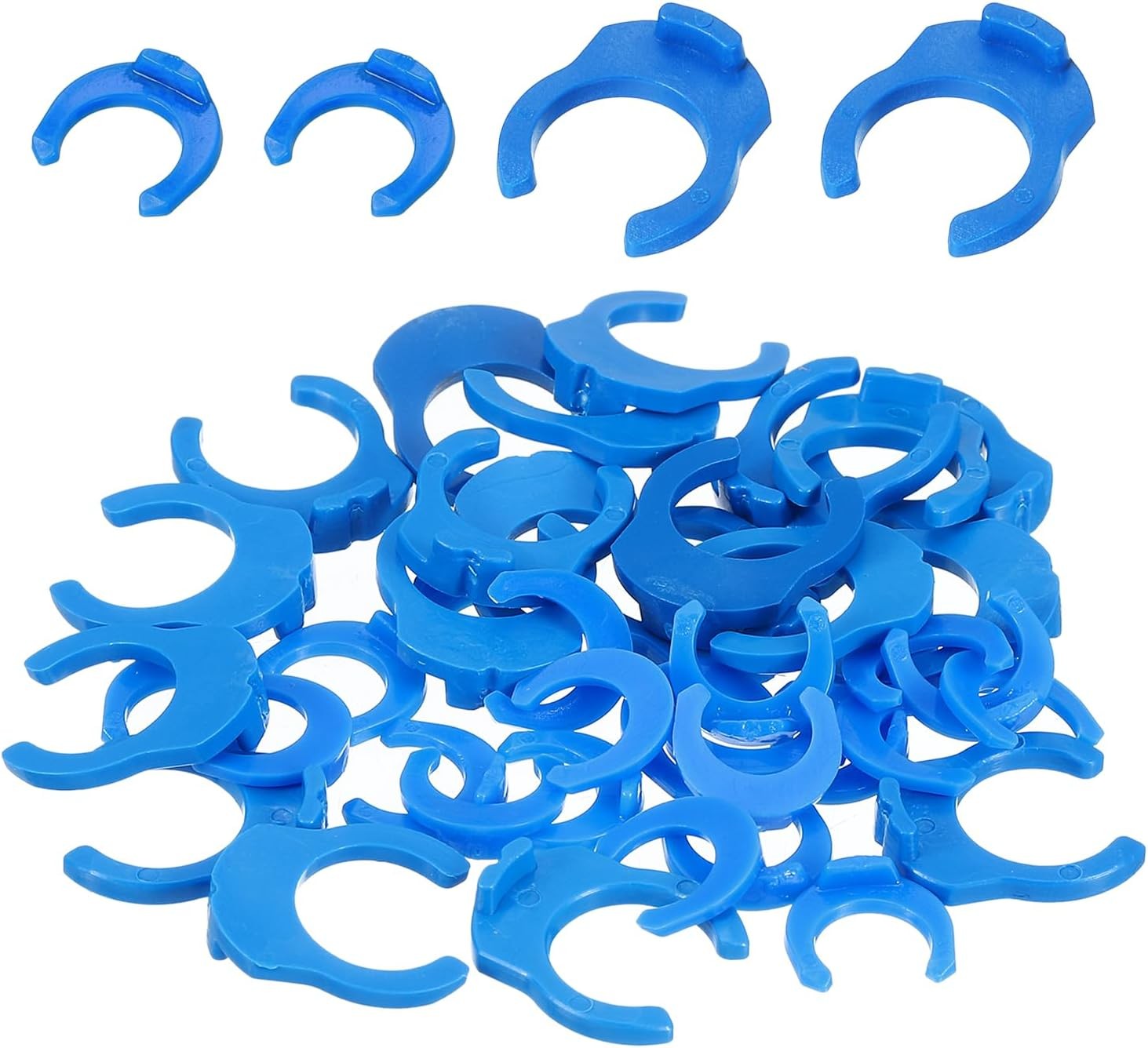 40Pcs 1/4 Inch 3/8 Inch Locking Clip Set for RO Water Filtration Systems Tube Qu