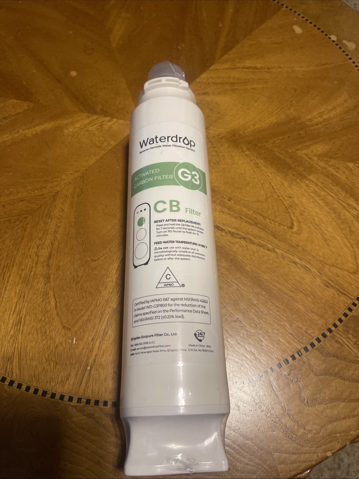 Waterdrop WD-G3-CB Filter, Replacement for WD-G3-W, WD-G3P600 and WD-G3P800-W Re