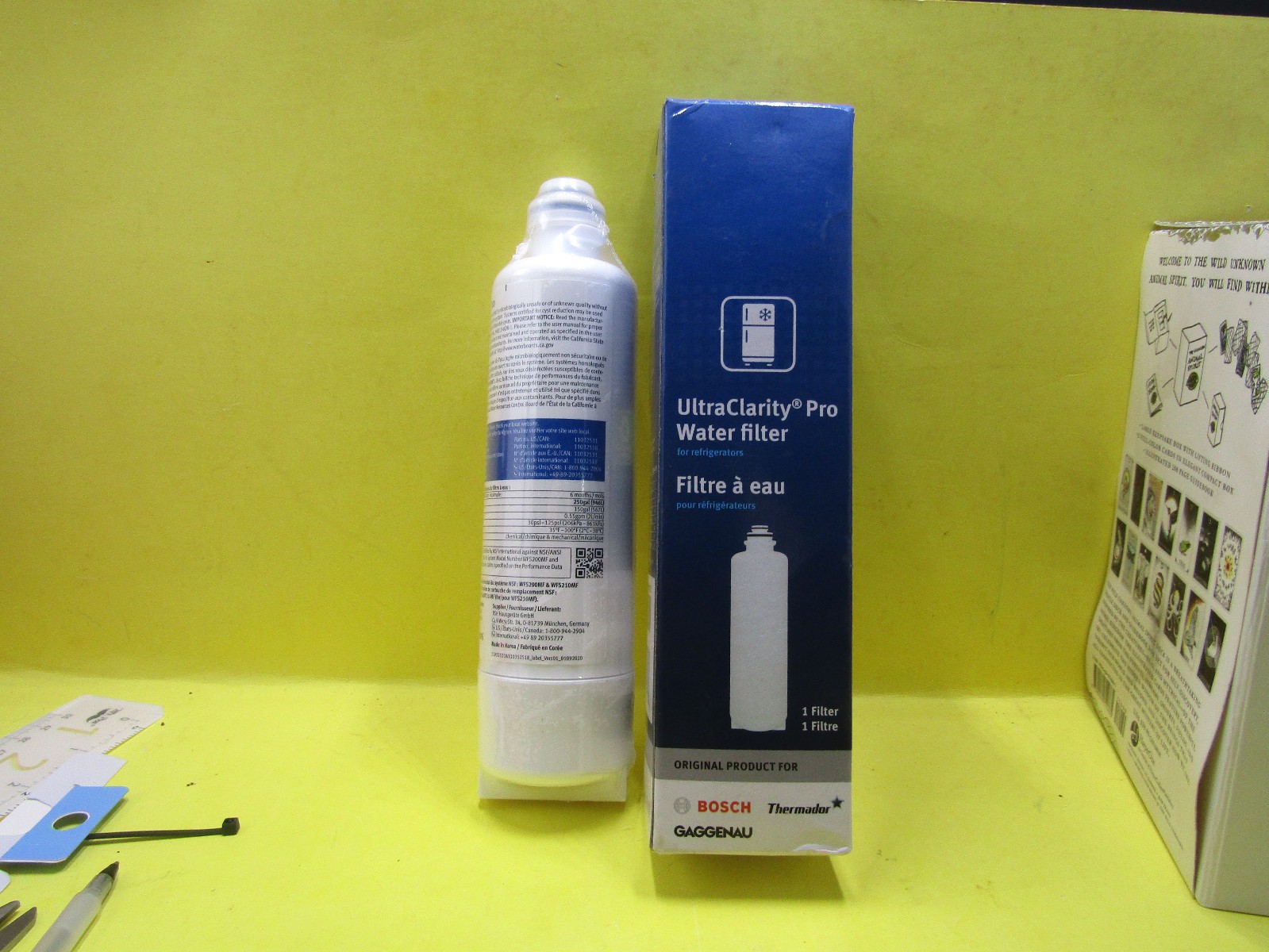 Bosch Ultra Clarity Pro Refrigerator Water Filter BORPLFTR55 11032531 NIB