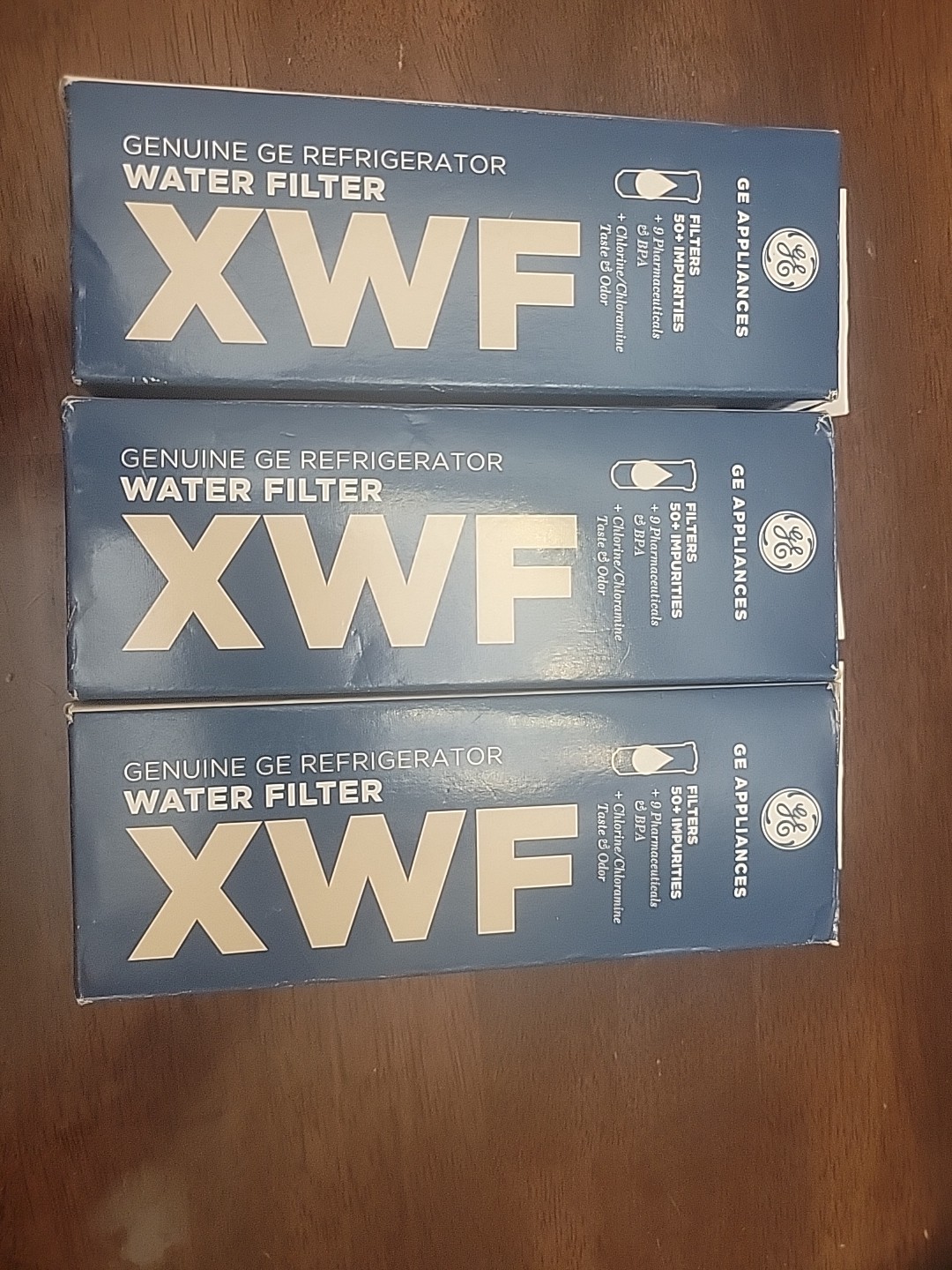 3 GE XWF Replacement Refrigerator Water Filter for GE Side by Side ,French Door