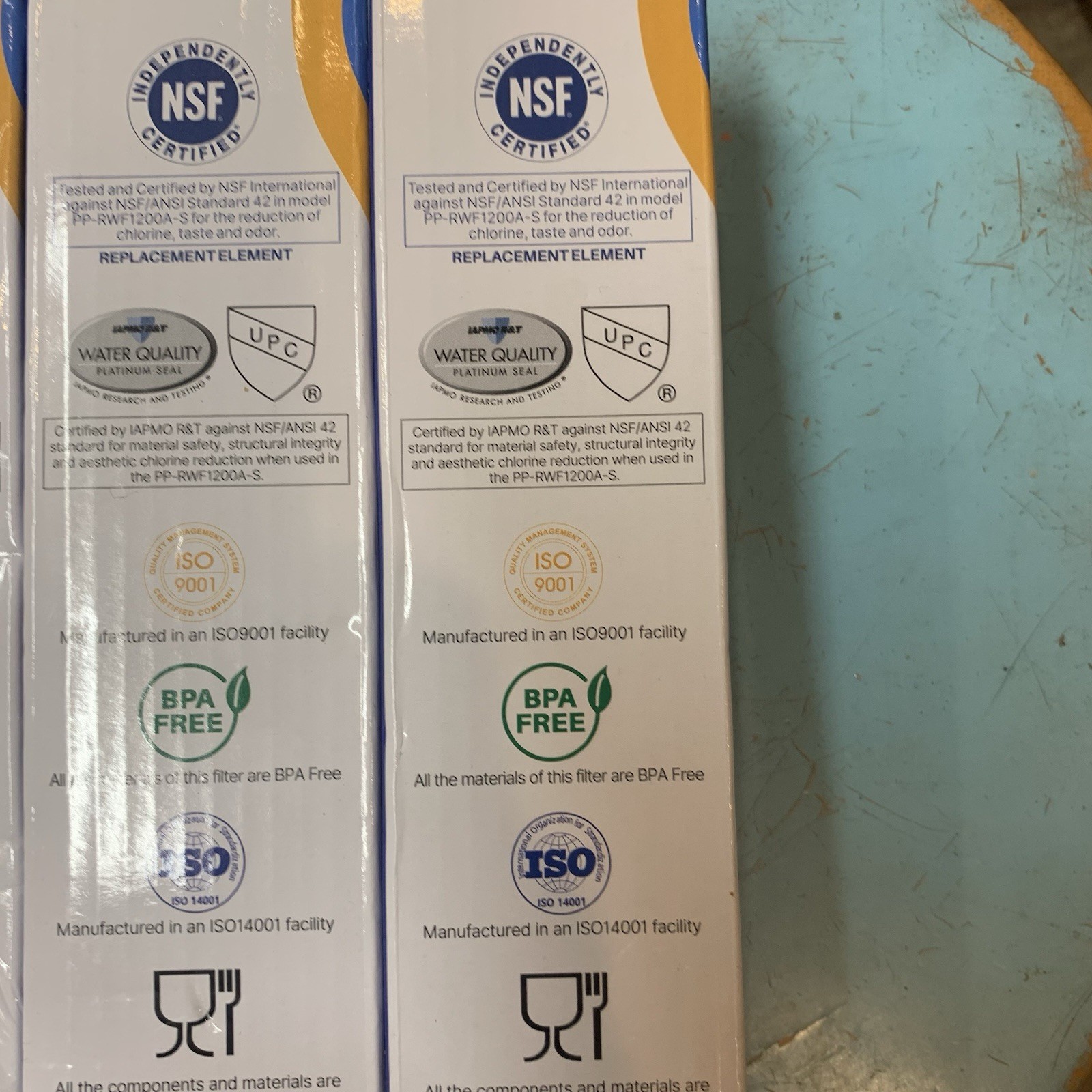 PurePlus Replacement Water Filter PP-RWF 1200A NEW SEALED- 3 Pack