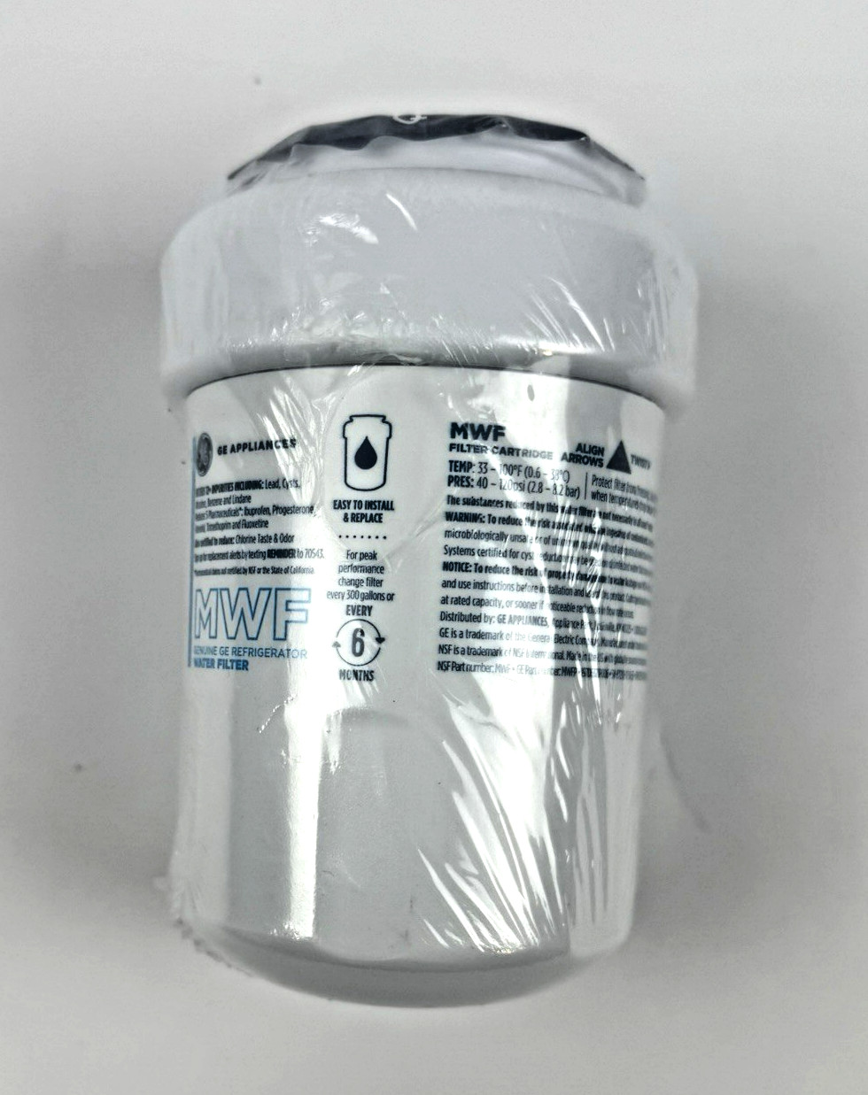 NEW GE MWF Refrigerator Water Filter SmartWater NSF 42/53 Sealed Free Ship