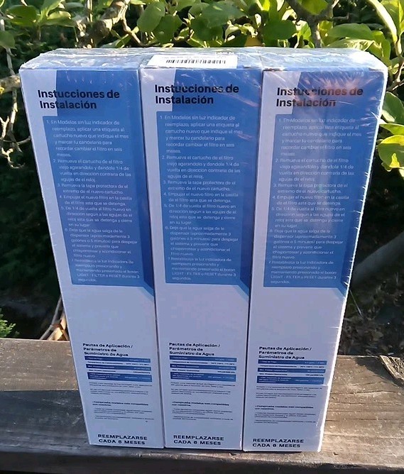 New Lot of 3 Sealed Icepure RWF1000A Water Filter LG LT600P Kenmore 46-9990