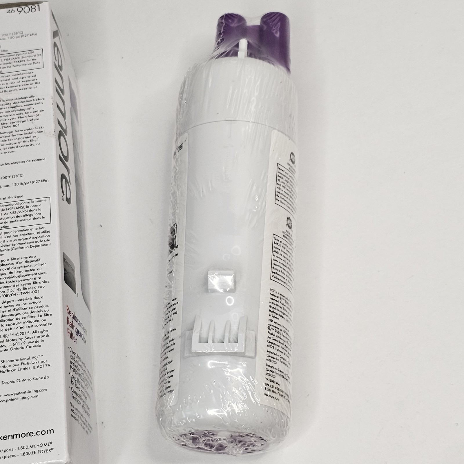 2 Pack Kenmore 469081 Refrigerator Water Filters 9081