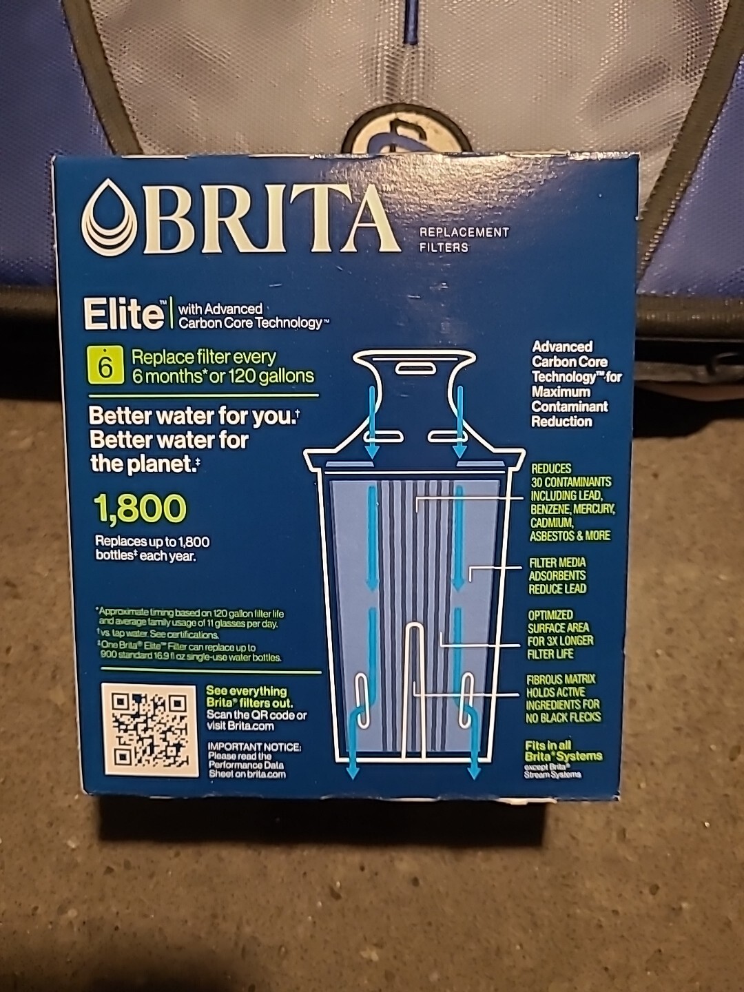 Brita Elite Replacement Filters for Brita Pitchers and Dispensers 2-Pack