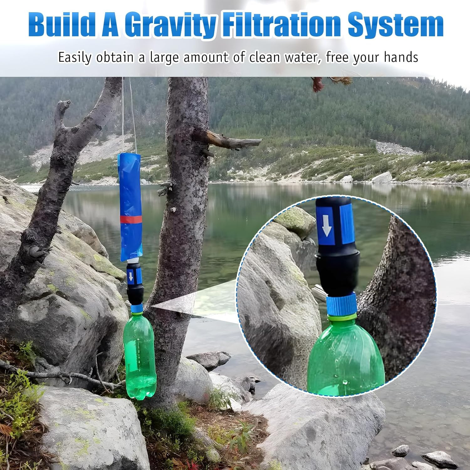 2 Pcs Water Filter Coupling Kit, Compatible with 28Mm External Threaded Water Fi
