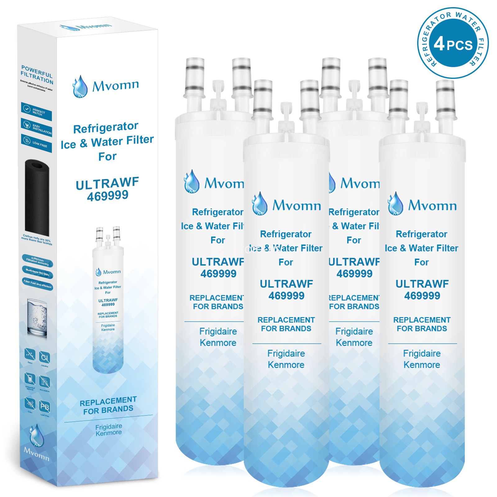4 Pack For Frigidaire ULTRAWF Pure Source Ultra Water Filter New Sealed US Stock