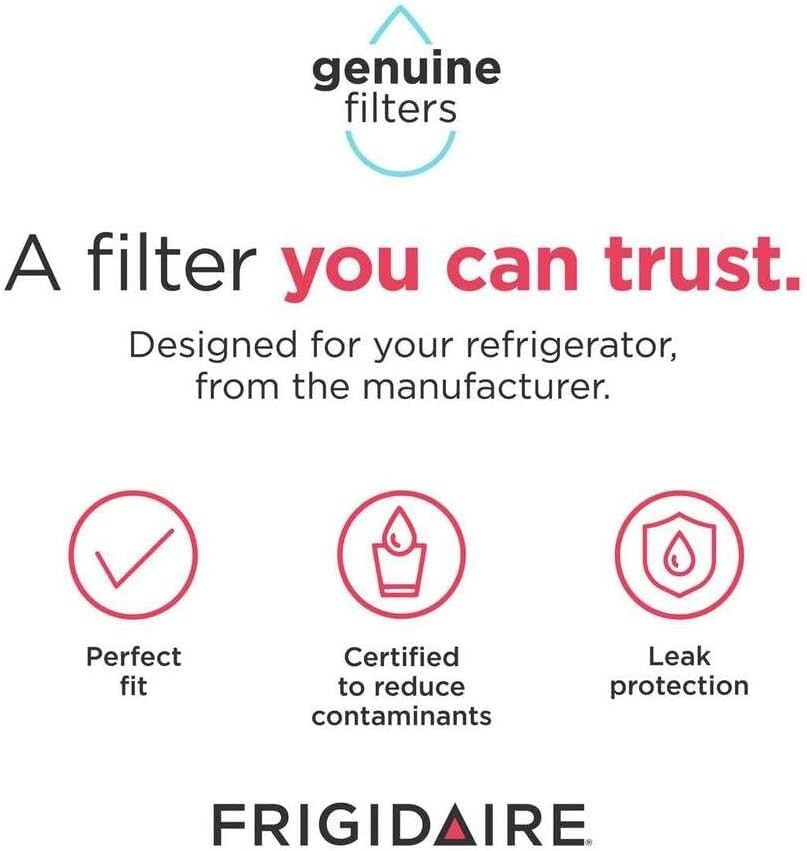 Frigidaire WF3CB Water Filter for Frigidaire Refrigerator – White 1PC