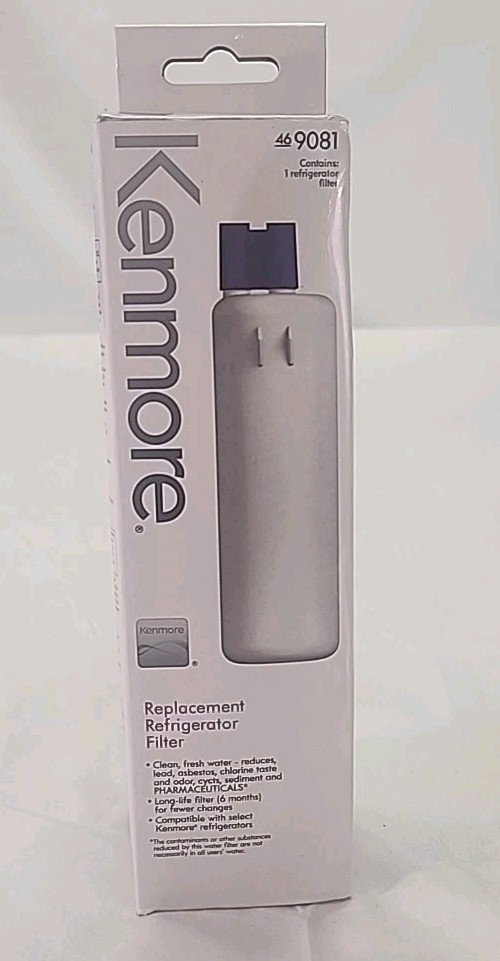 Kenmore 469081 Refrigerator Water Filter – White. New.
