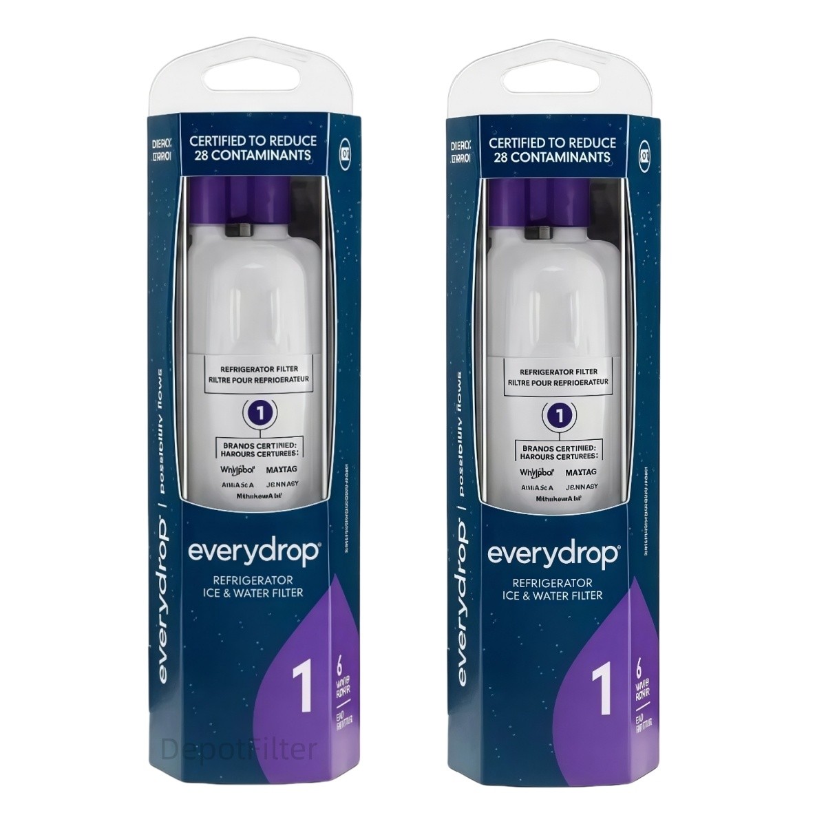 2PackW10295²370A EDR1²RXD1 Filter 1 9081 Refrigerator Ice Replacement US NEW
