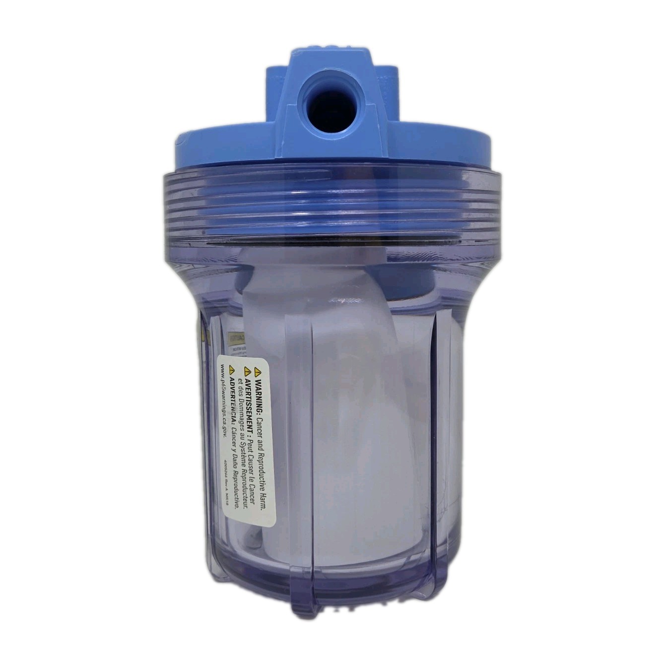 Pentek 158110 Standard 5 x 2.5 Clear Water Filter Housing (3/8 NPT) Open Box
