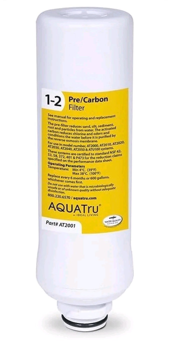 AquaTru Replacement 2 Stage Pre-Filter (Stages 1 & 2) Genuine