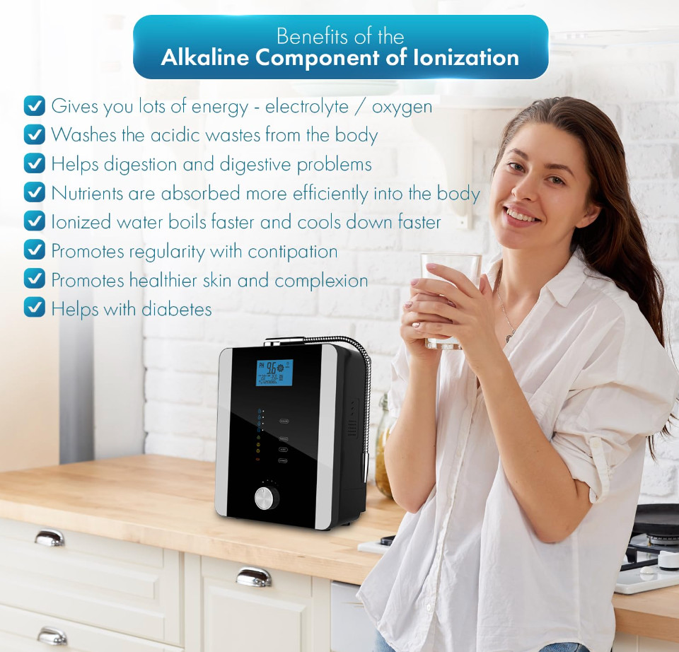 ✹Brand New 11 Plate Alkaline Water Ionizer & Purifier pH 4.0- 10.5✹
