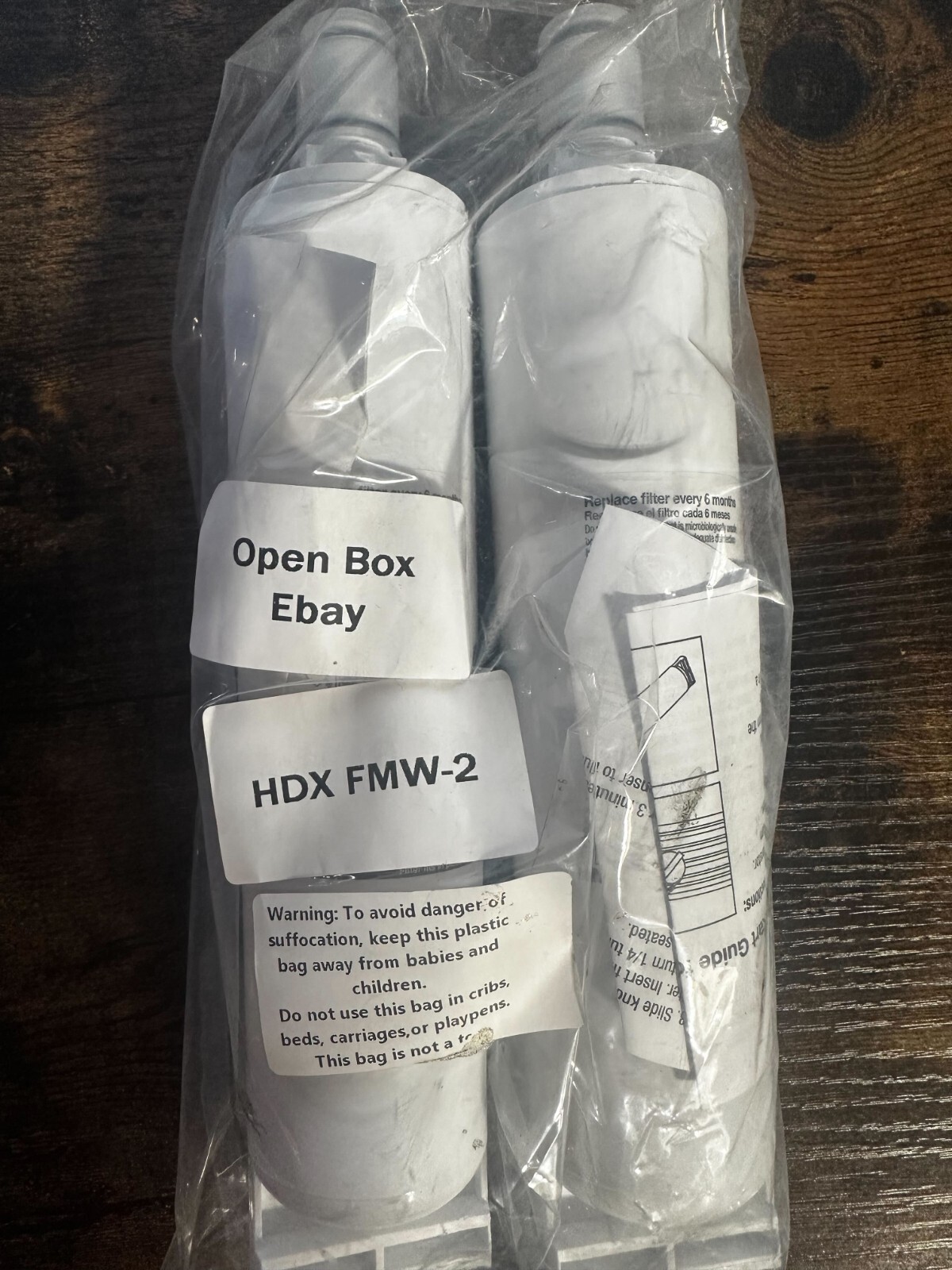 HDX FMW-2 Replacement Water Filter / Purifier for Whirlpool Refrigerators-2pk