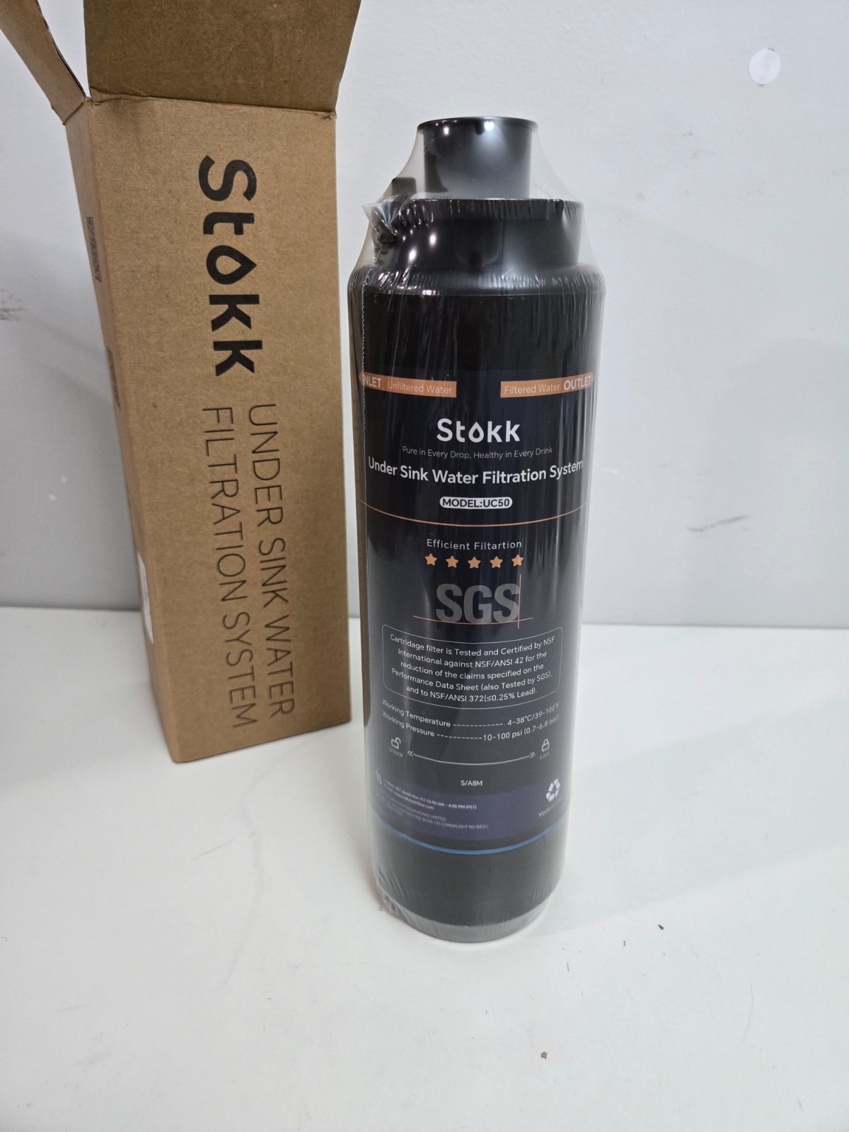 Stokk UC50 SGS Under Sink Water Filtration System Filter