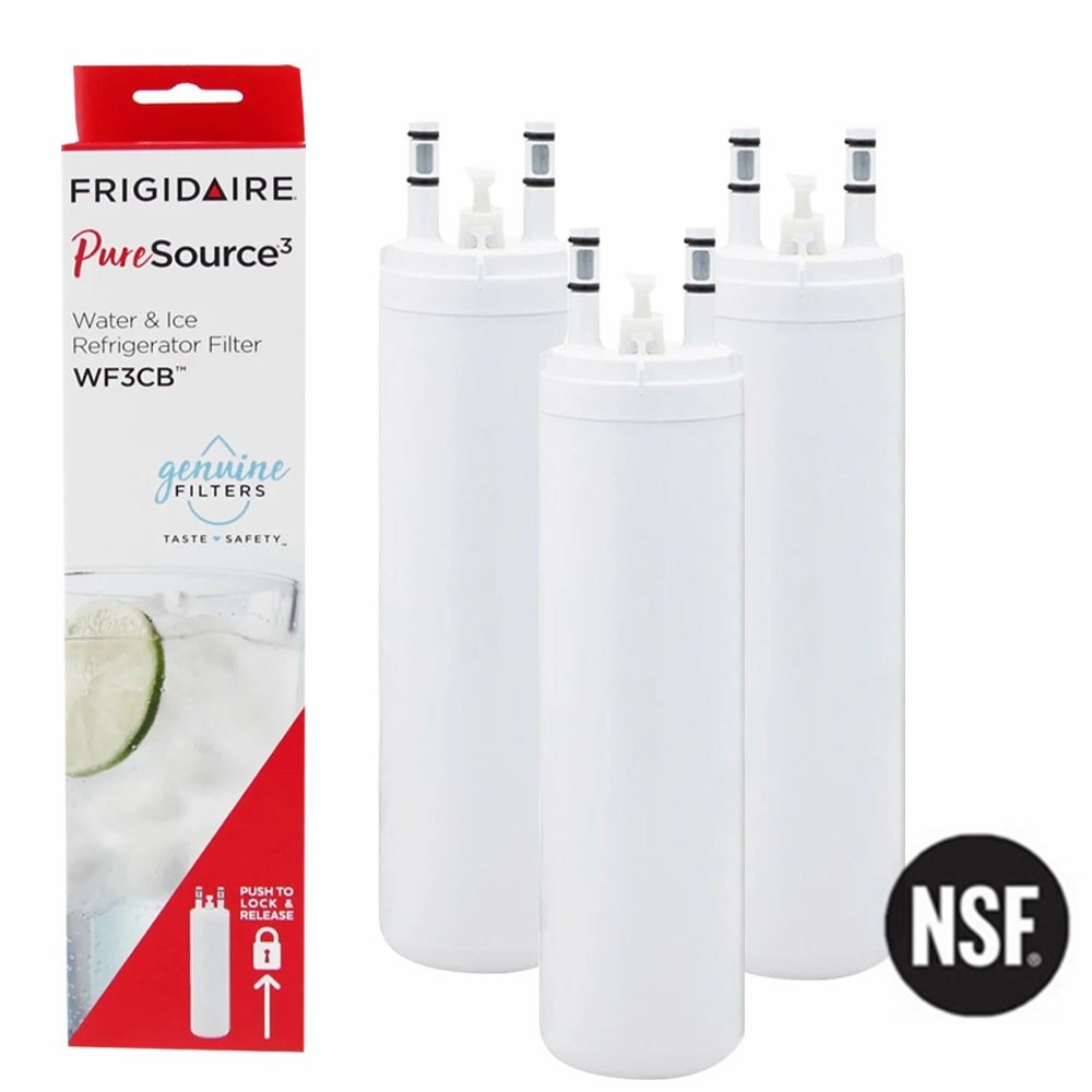 3 Pack Frigidaire WF3CB PureSource 3 Replacement Refrigerator Water Filter