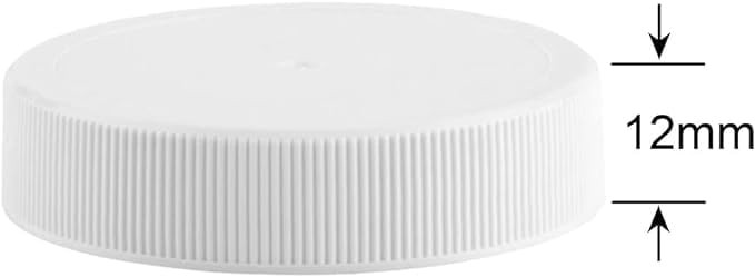 Threaded/Screw-On Caps for 3 and 5 Gallon Water Bottle Jugs (3 pk) White