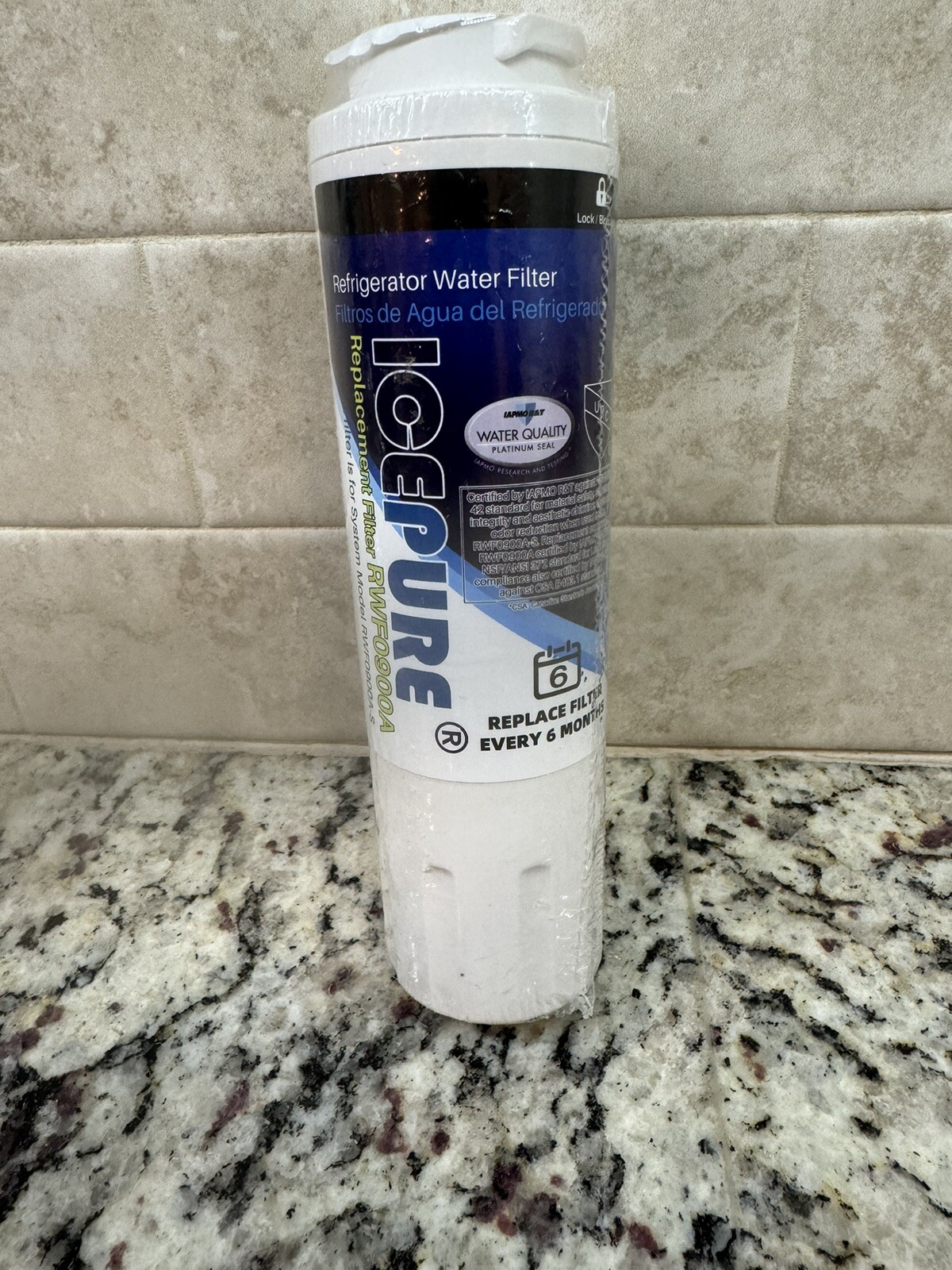 Icepure Plus refrigerator replacement filter #RWF4700AC NIP Wow Fast Shipping