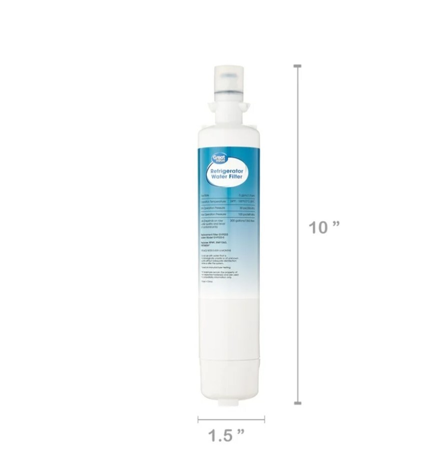 Great Value Replacement for GE RPWF (Not RPWFE), RWF1063, RWF3600A, Refrigerator