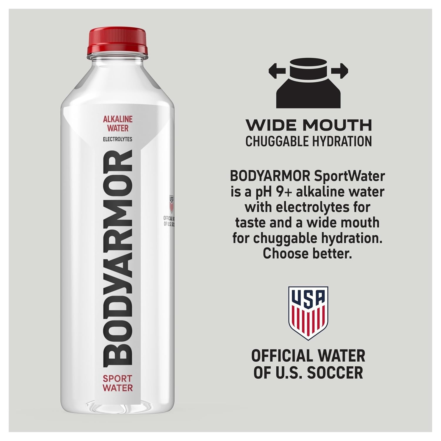 High Alkaline Bottled Water, Electrolyte 12 Pack