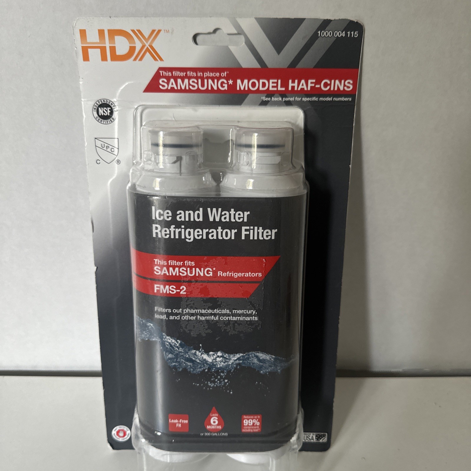 HDX Ice & Water Refrigerator Filter FMS-2