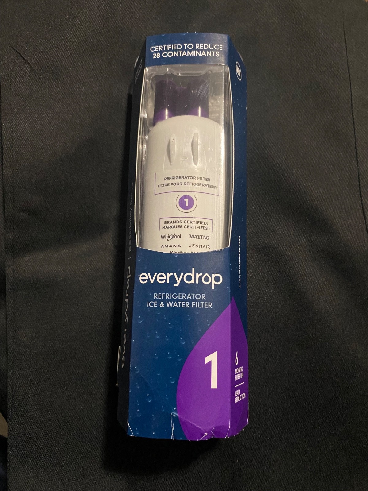 EveryDrop #1 Refrigerator Ice and Water Filter Whirlpool ΕDR1RXD1 Brand New