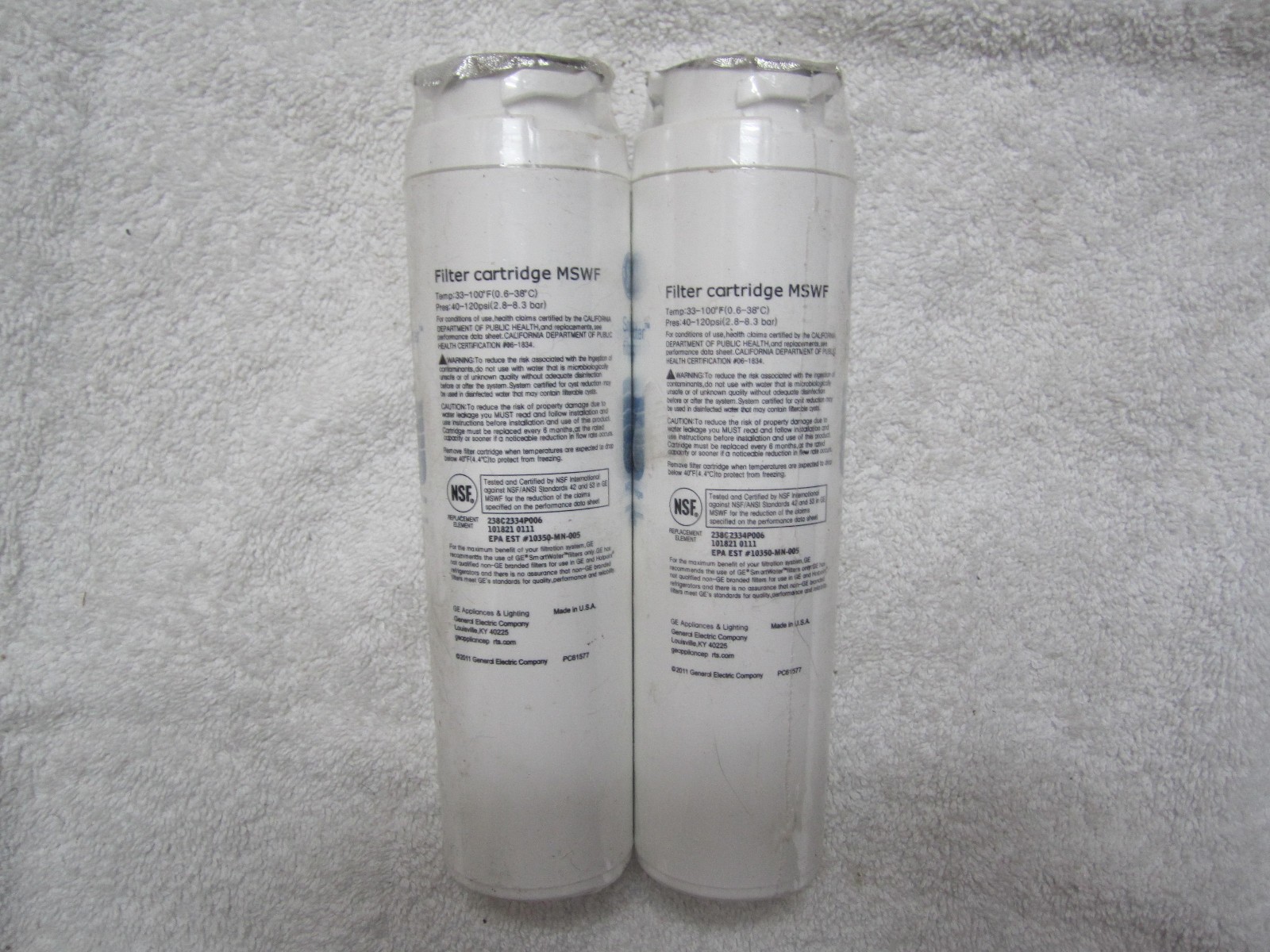 US Sealed 2PACK GE MSWF refrigerator water filter replacement SmartWater filter