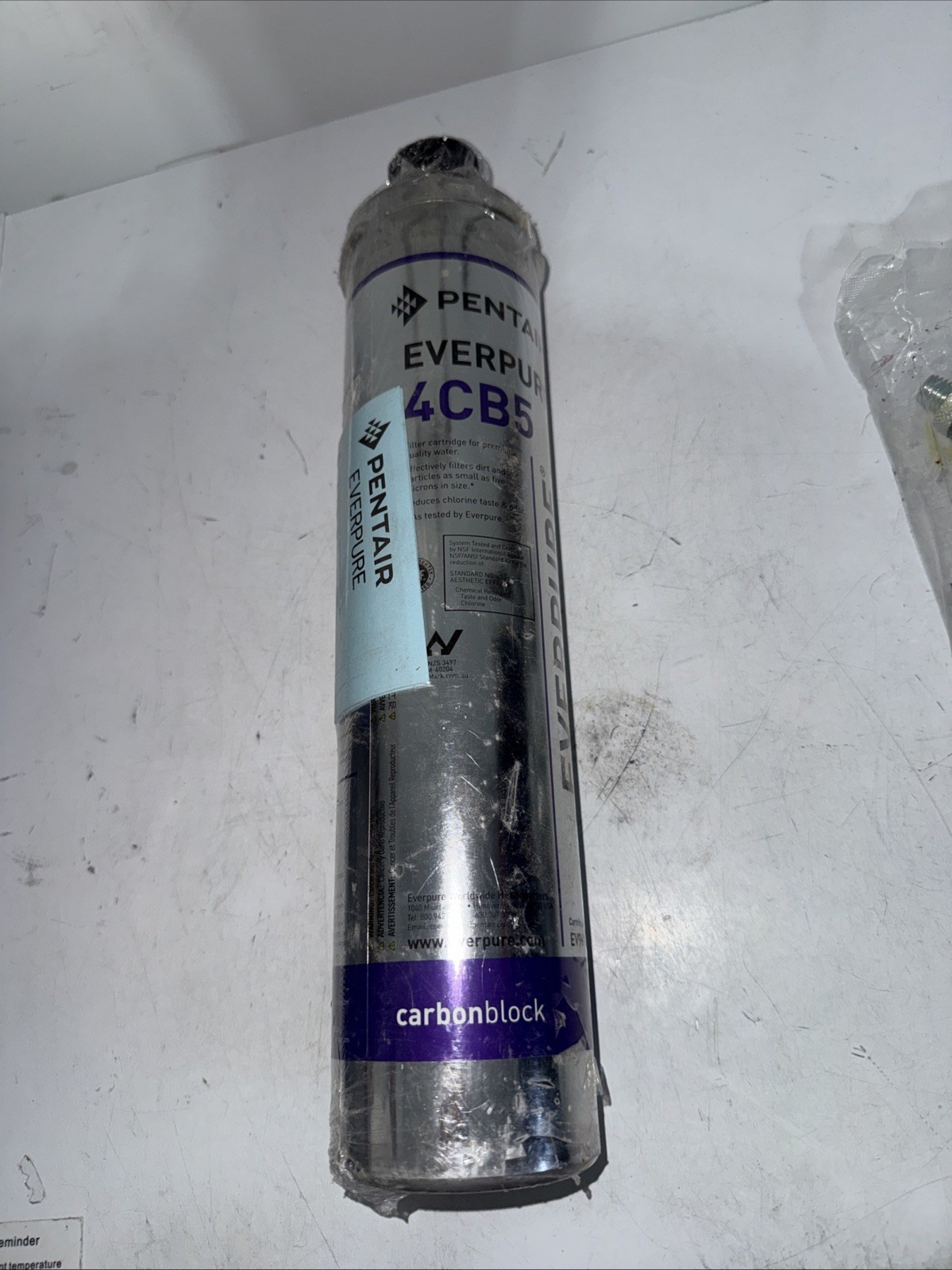 Pentair Everpure 4CB5 Quick Connect Water Filter Cartridge 0.5 Micron EV9617-11