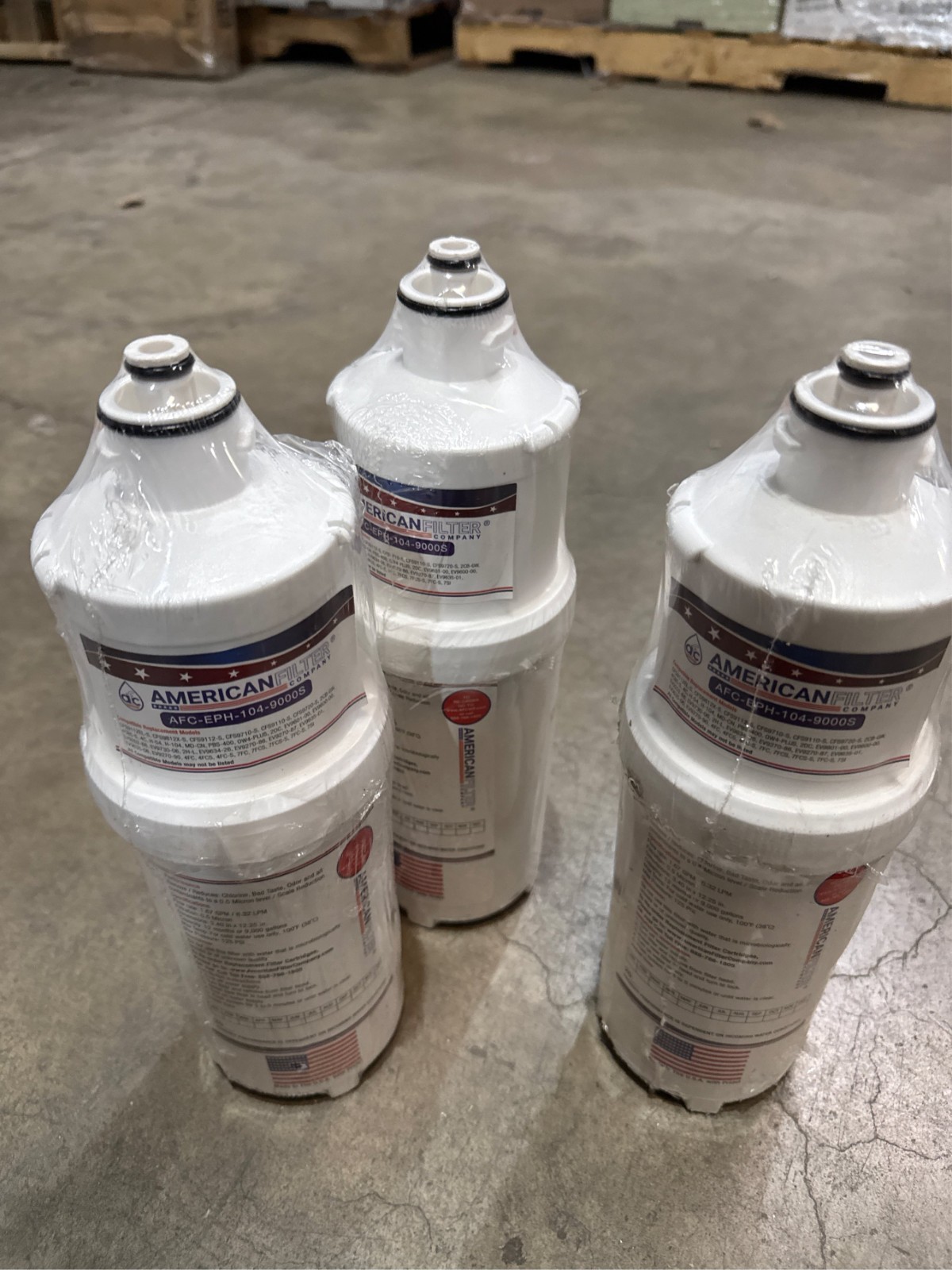 American Filter AFC-EPH-104-9000S CFS9112-S Water Filter 3-Pack