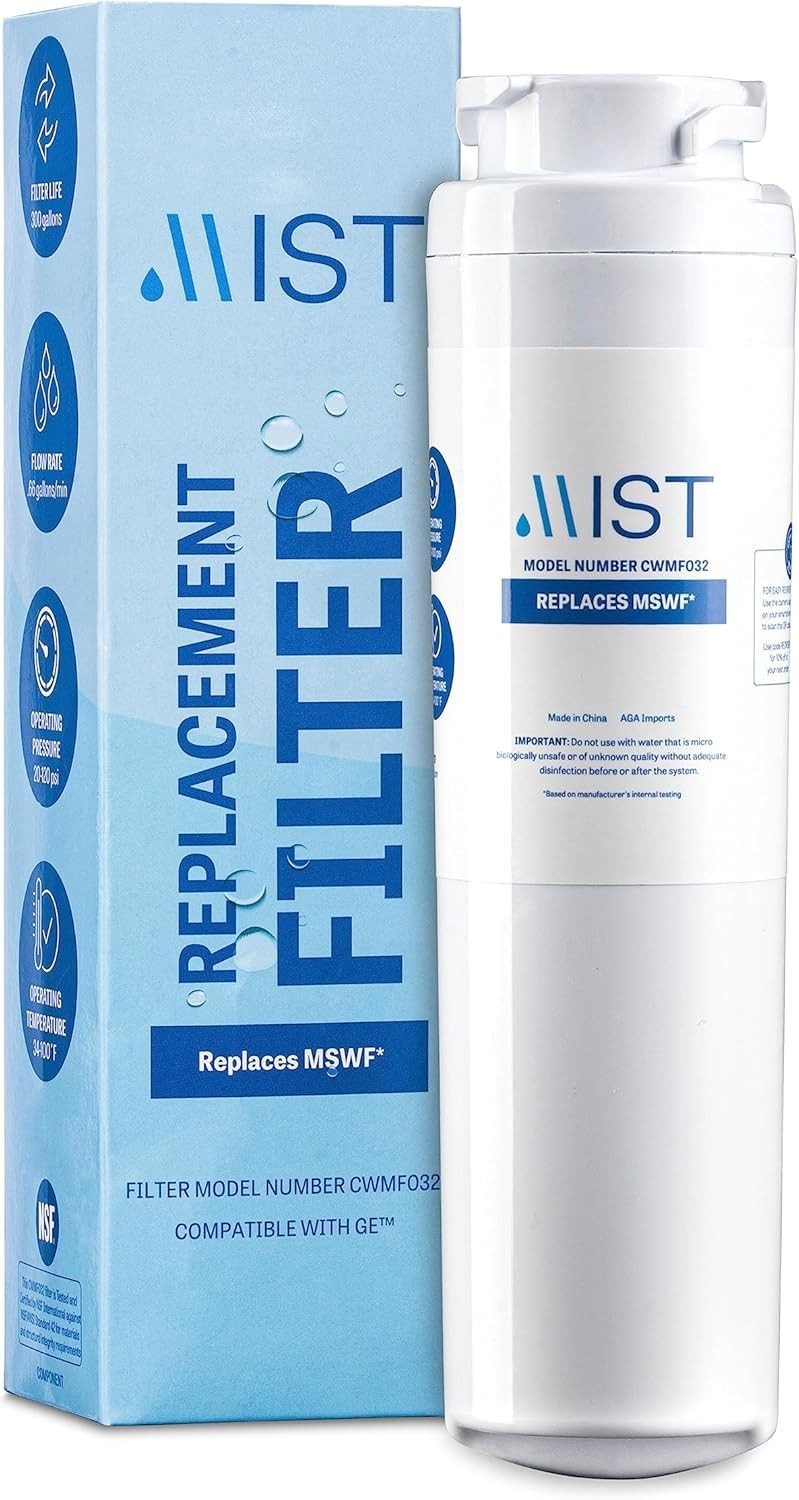 Carbon Fiber Water Filter Replacement for GE Models, 6 Pure Water, 1 Pack