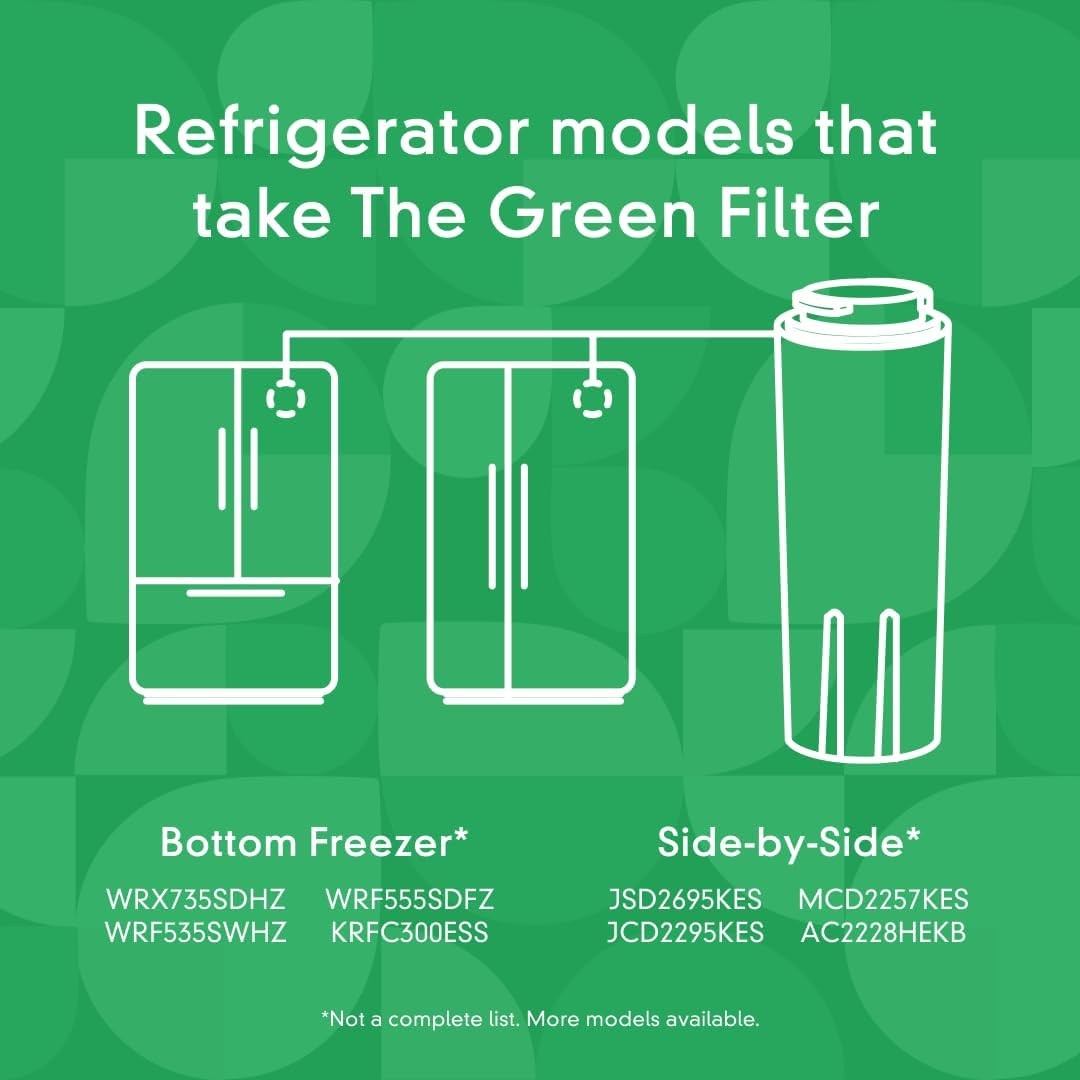 New3 Pack Refrigerator Cartridge Ice & Water Filter 4 ED²R4RX²D1 Replacement