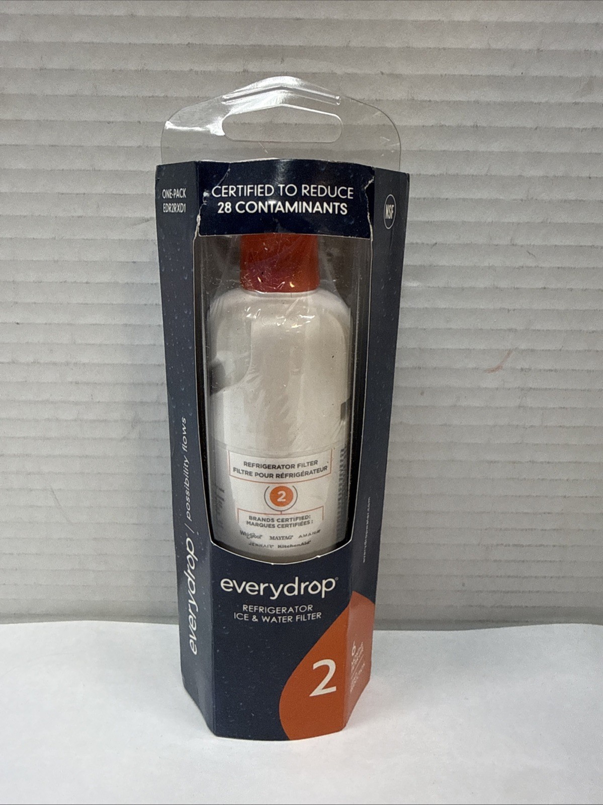 EveryDrop #2 Ice & Water Refrigerator Filter ΕDR2RXD1 New In Box