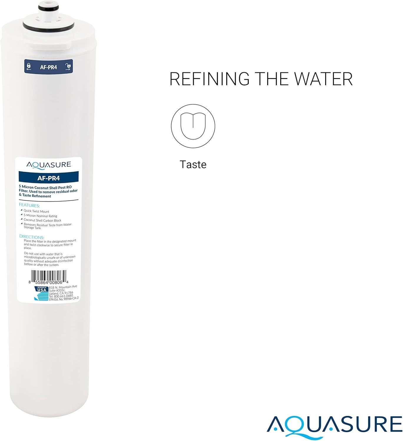 Quick Twist Water Filter Bundle – 4-Stage System for Refreshing Drinking Water