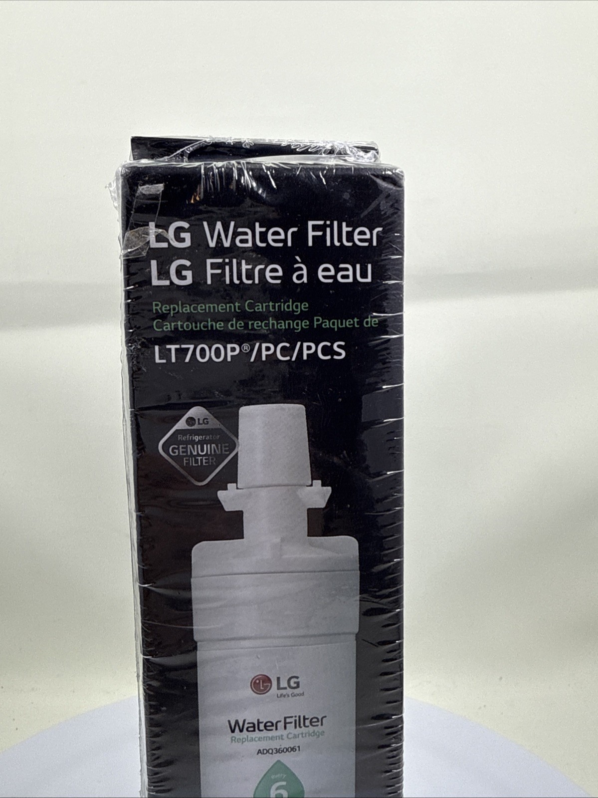LG LT700P Refrigerator Replacement Water Filter ADQ36006101 OEM New