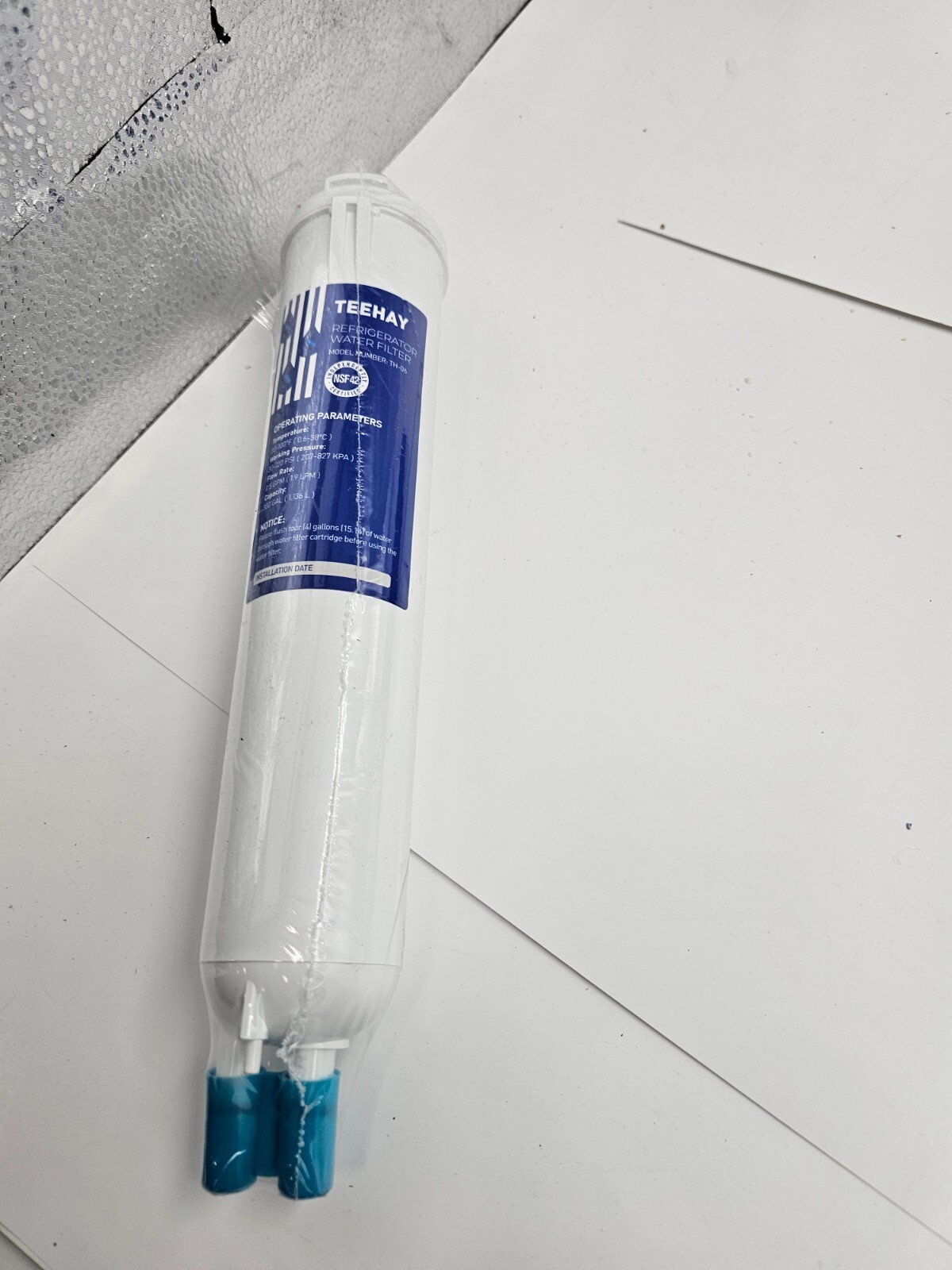 (QTY 3) Teehay Refrigerator Water Filter TH-06 Temp 33-100°F Pressure 30-120PSI
