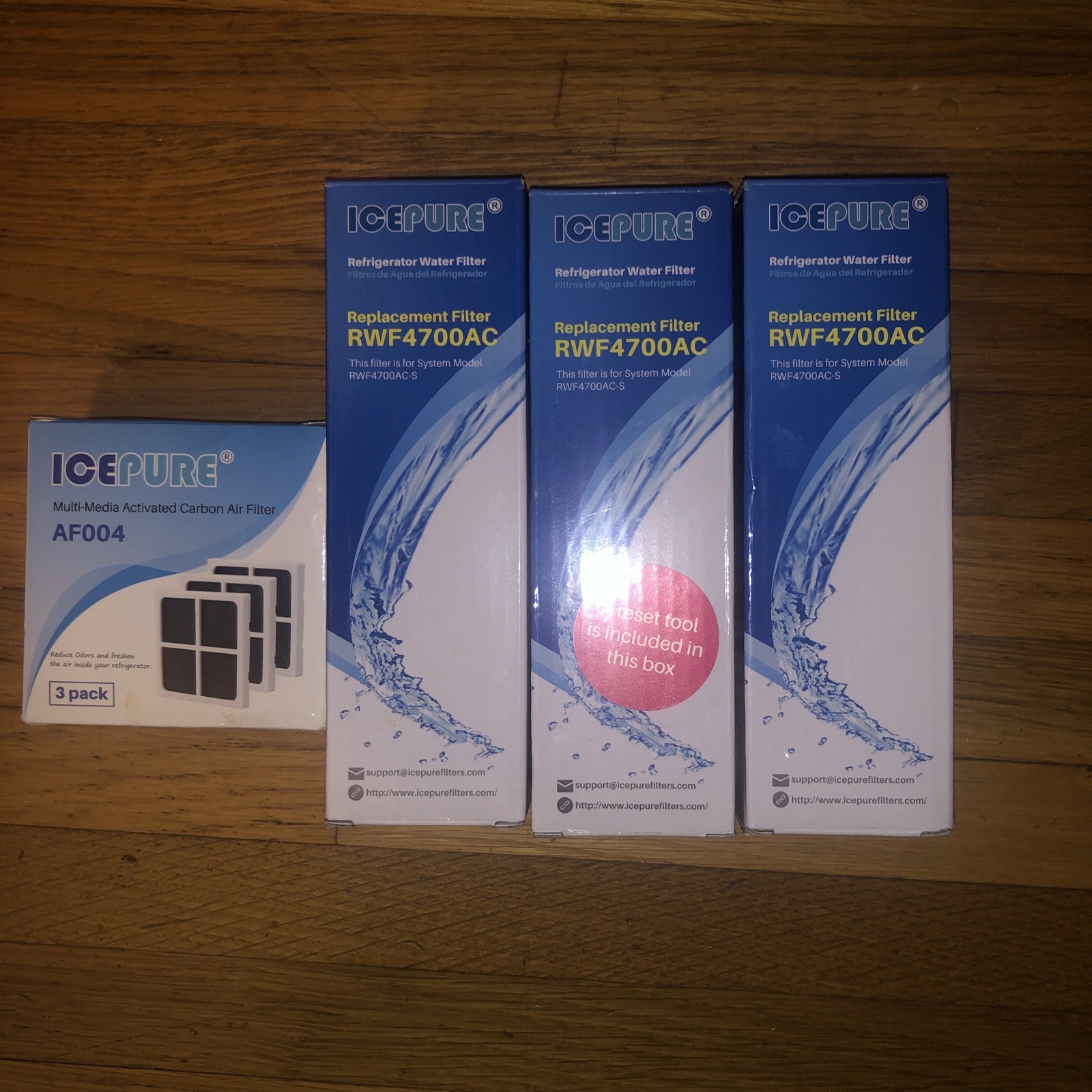 RWF4700AC Water Filter Fit for LT1000P, ADQ747935, LMXS28626D, LT1000PC 3PACK!