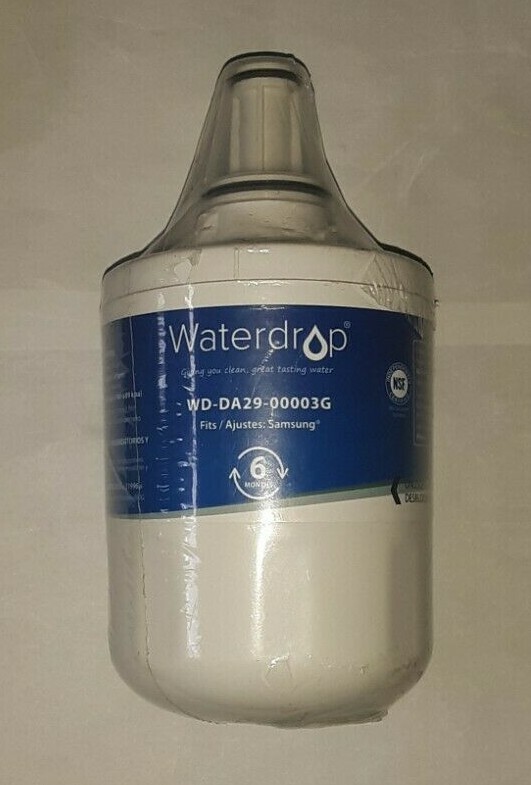 WATERDROP WD-DA29-00003G 300 GAL CAPACITY REFRIGERATOR WATER FILTER sealed nwob
