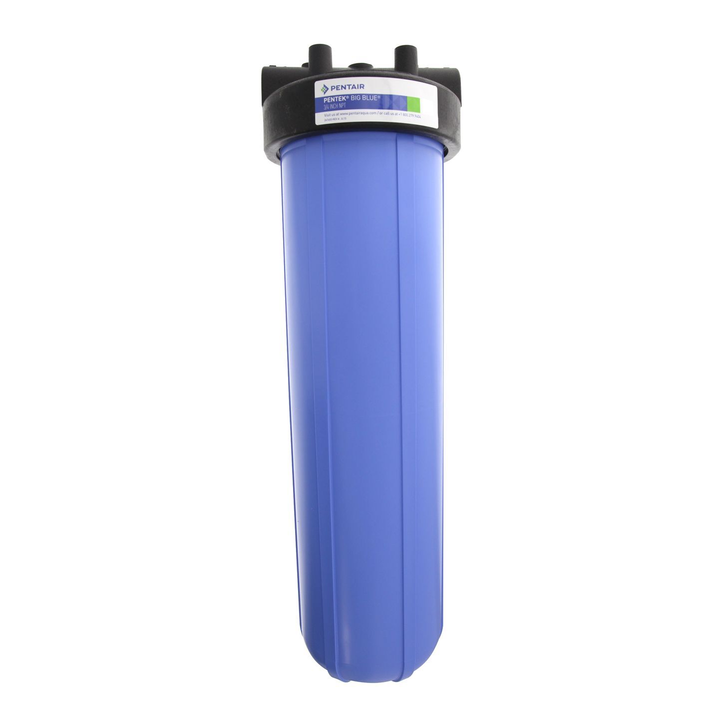 Pentek 20 x 4.5 Inch Big Blue Whole House Filter Housing 3/4 NPT